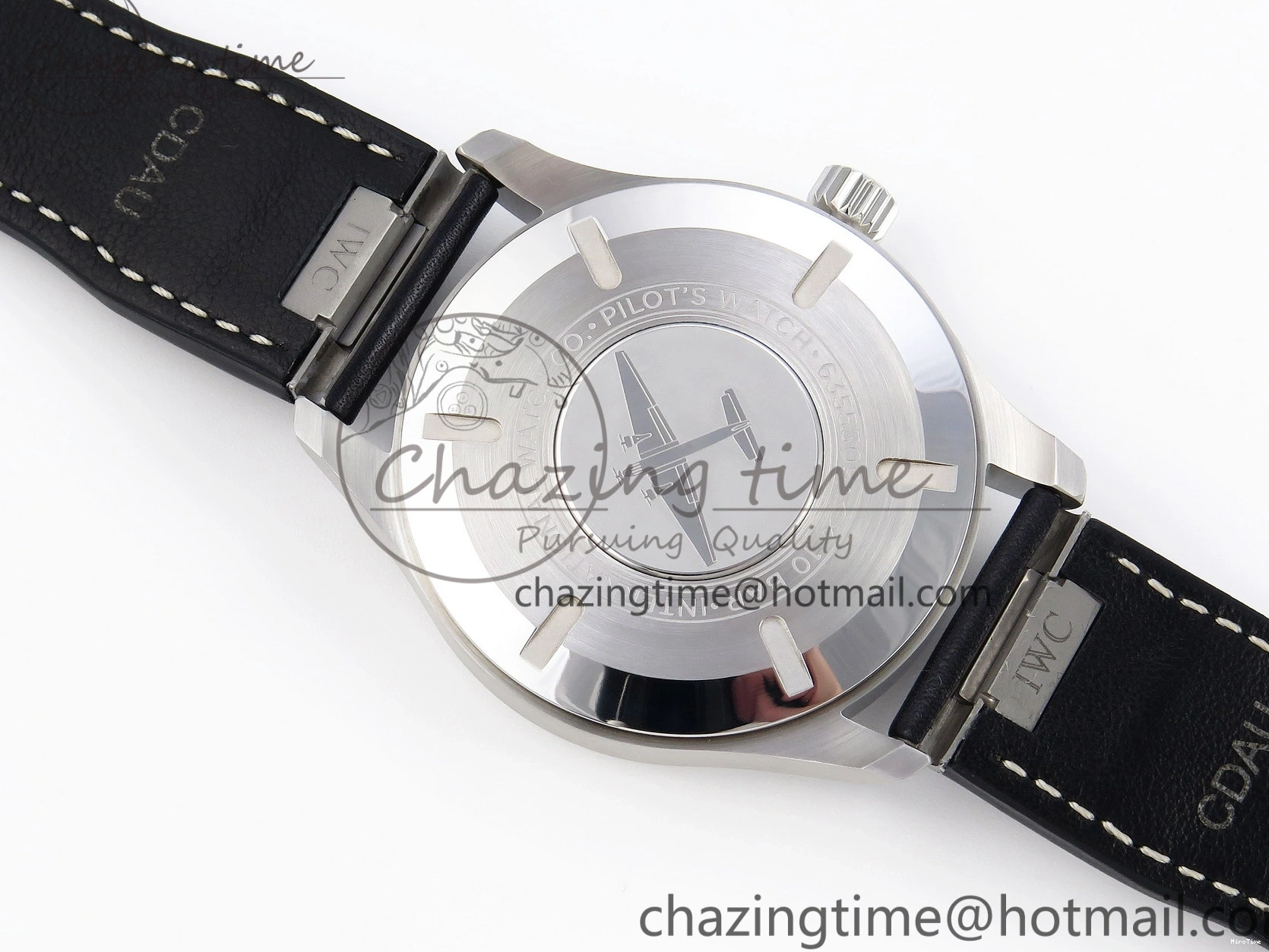 MIROTIME 0226 Pilot Mark XX IW328203 ZF 1:1 Best Edition Blue Dial on Dark Blue Leather Strap A Snug 7024